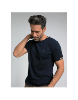 T-shirt tardivel bleu marine homme - Benson & Cherry