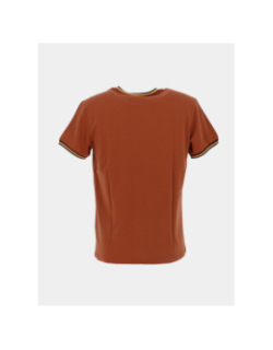 T-shirt traves marron homme - Benson & Cherry