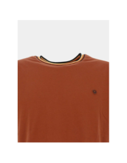 T-shirt traves marron homme - Benson & Cherry