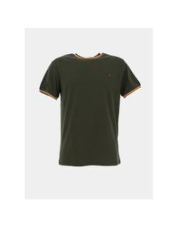 T-shirt traves kaki homme - Benson & Cherry