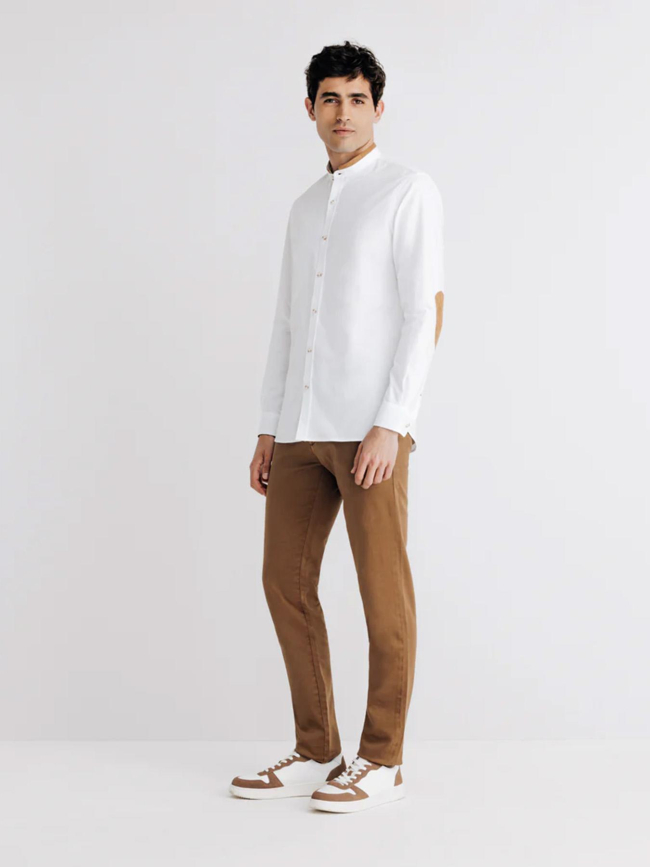 Chemise klyde casual blanc homme - Izac