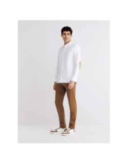 Chemise klyde casual blanc homme - Izac