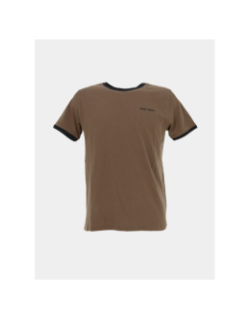 T-shirt the tee 2 marron garçon - Teddy Smith