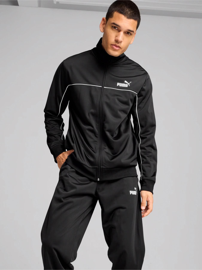 Ensemble de survêtement poly piping suit noir homme - Puma