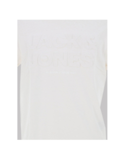 T-shirt logo relief blulife blanc homme - Jack & Jones