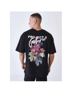 T-shirt imprimé dos galerie noir homme - Project X Paris