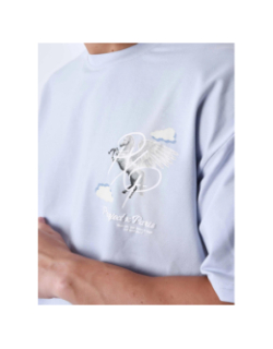 T-shirt logo cheval magic bleu homme - Project X Paris