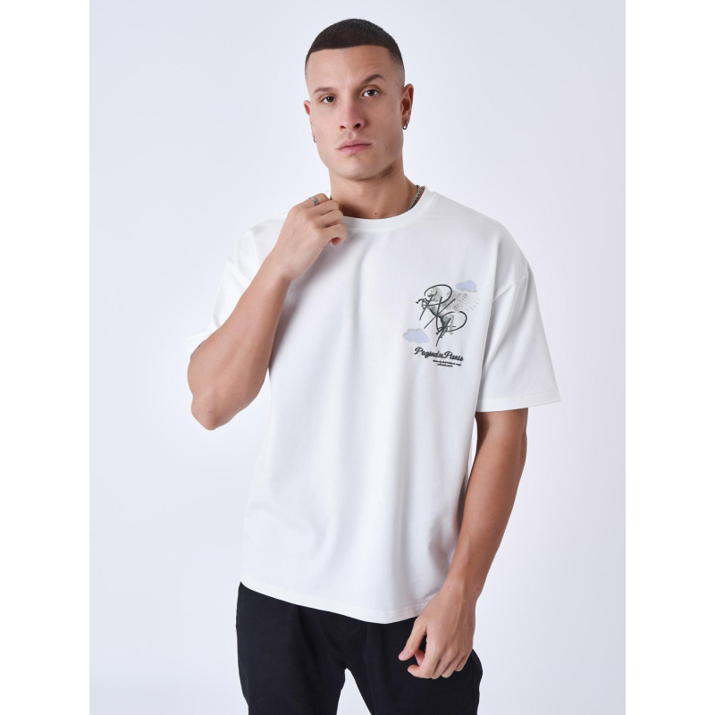 T-shirt logo cheval magic blanc homme - Project X Paris