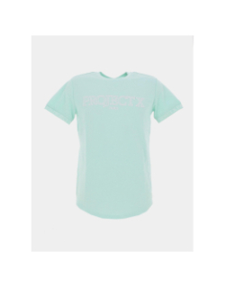 T-shirt logo brodé bleu homme - Project X Paris