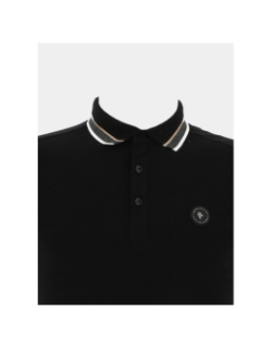 Polo noir mc stretch homme noir - Sun Valley