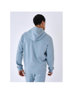 Sweat à capuche zippé uni bleu gris homme - Project X Paris