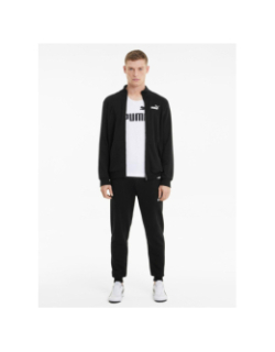 Sweat zippé uni logo noir homme - Puma