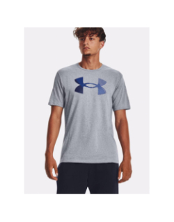 T-shirt à manches courtes big logo gris homme - Under Armour