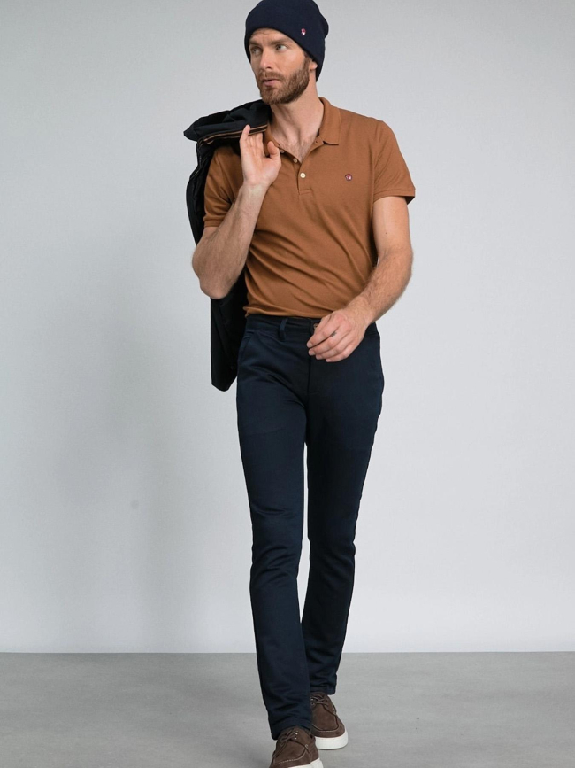 Pantalon chino slim classic josh bleu marine - Benson & Cherry