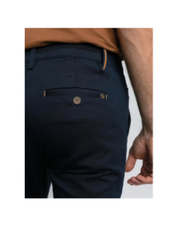 Pantalon chino slim classic josh bleu marine - Benson & Cherry