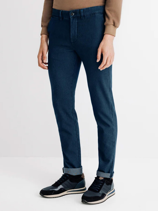 Pantalon chino perry indigo bleu homme - Izac