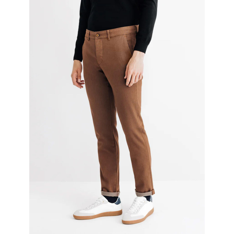 Pantalon armuré perry camel slack urban marron homme - Izac