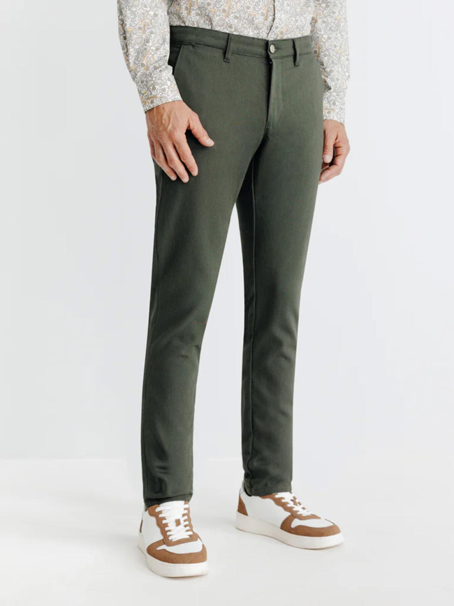 Pantalon chino perry kaki homme - Izac