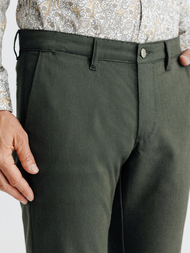 Pantalon chino perry kaki homme - Izac