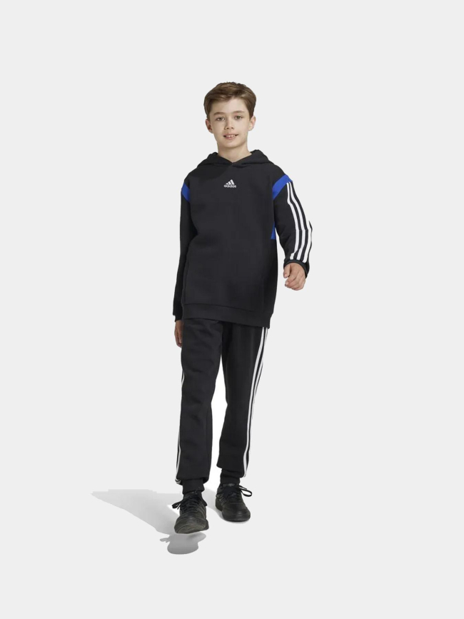 Jogging logo 3 stripes noir enfant - Adidas