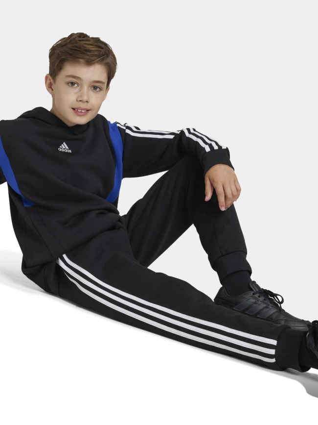 Jogging logo 3 stripes noir enfant - Adidas