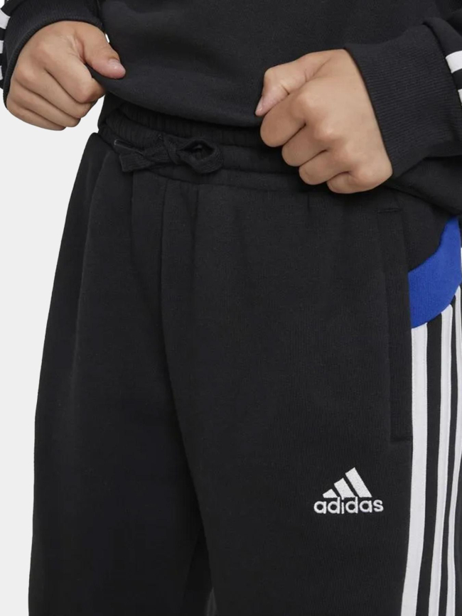 Jogging logo 3 stripes noir enfant - Adidas