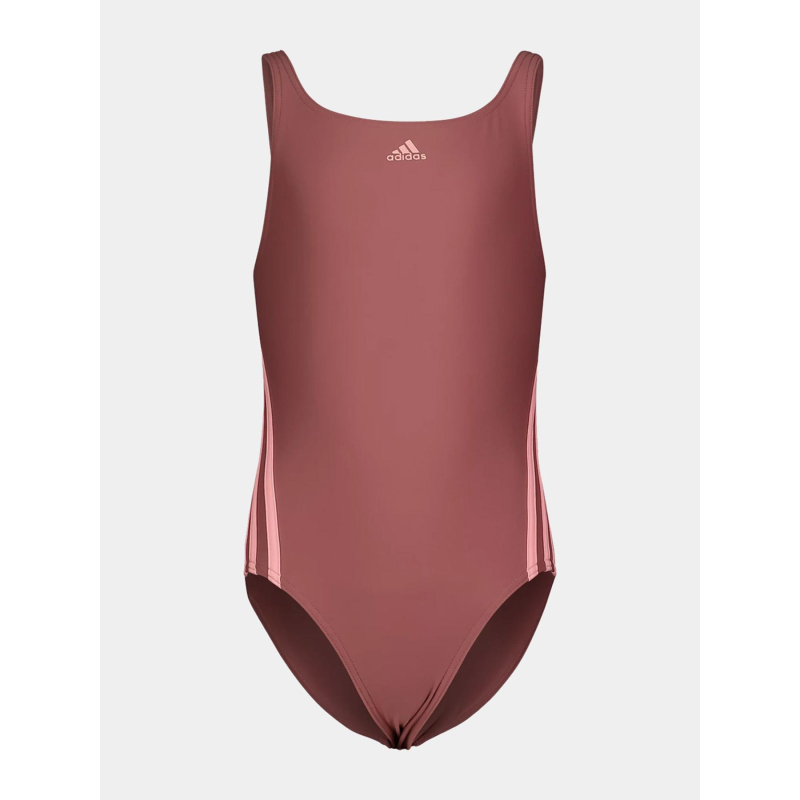 Maillot de bain 3 stripes rose fille - Adidas