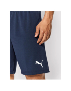 Short de sport teamrise bleu marine homme - Puma