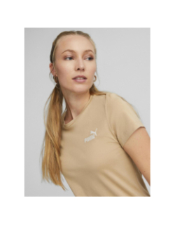 T-shirt à manches courtes essential marron femme - Puma