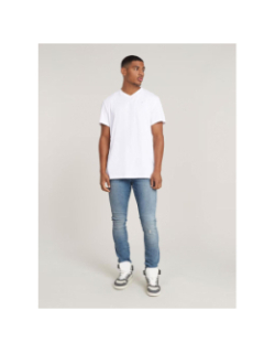 Jean skinny revend délavé bleu clair homme - G Star