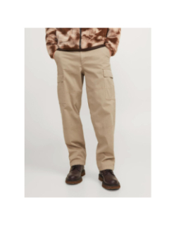 Pantalon cargo loose karl harlow beige homme - Jack & Jones