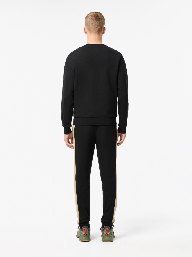 Pantalon de survêtement tapered fit noir homme - Lacoste