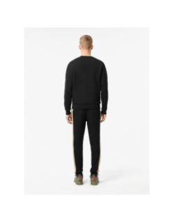 Pantalon de survêtement tapered fit noir homme - Lacoste