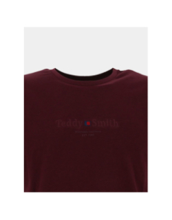 T-shirt jim bordeaux homme - Teddy Smith