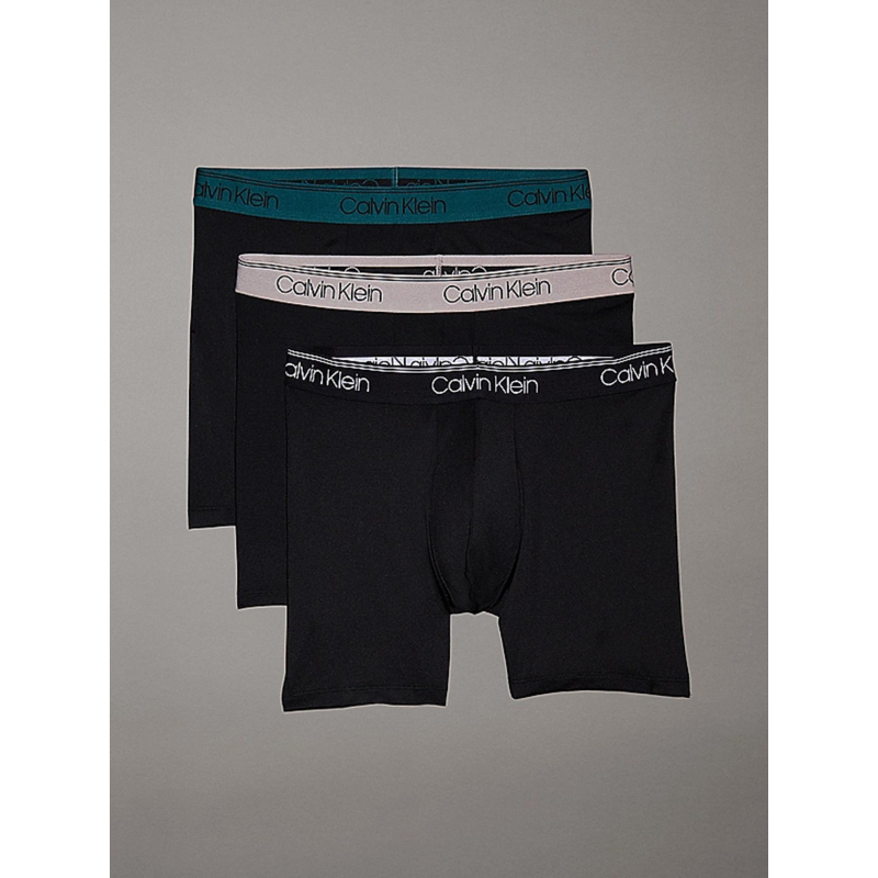 Pack 3 boxers brief bande colorée noir homme - Calvin Klein