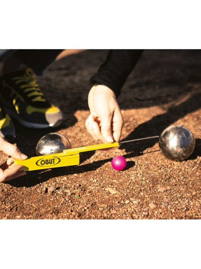 Mètre pliant à tirette pétanque jaune - Obut