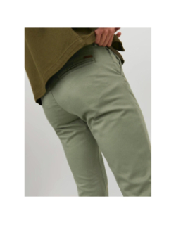 Pantalon chino marco bowie kaki homme - Jack & Jones