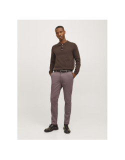 Pantalon chino marco bowie marron homme - Jack & Jones