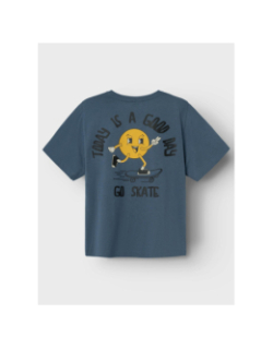 T-shirt nkmnuva go skate bleu marine enfant - Name It