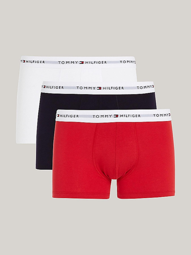 Pack de 3 boxers rouge noir blanc homme - Tommy Hilfiger