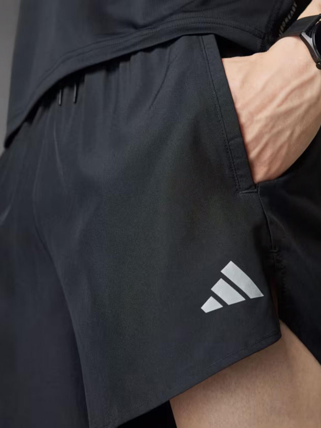 Short de sport run it noir adulte - Adidas