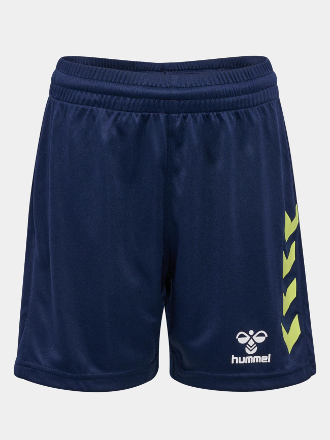 Short de sport hmlgaphic genesis bleu homme - Hummel