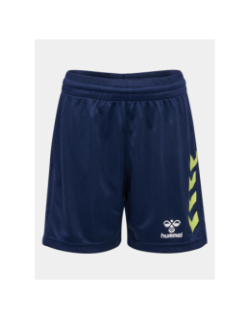 Short de sport hmlgaphic genesis bleu homme - Hummel