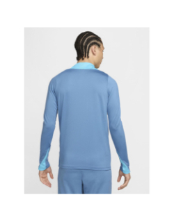 Haut d'entraînement de foot à demi zip bleu homme - Nike