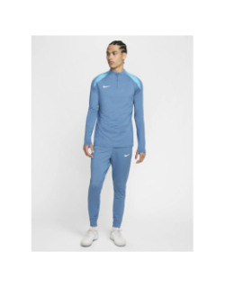 Haut d'entraînement de foot à demi zip bleu homme - Nike