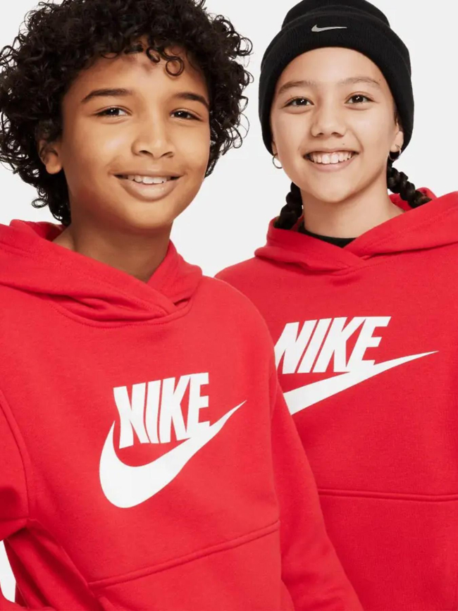 Sweat à capuche nsw club flc rouge enfant - Nike