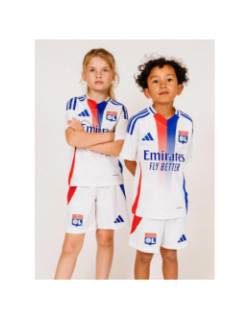 Maillot de football domicile ol 24/25 blanc enfant - Adidas