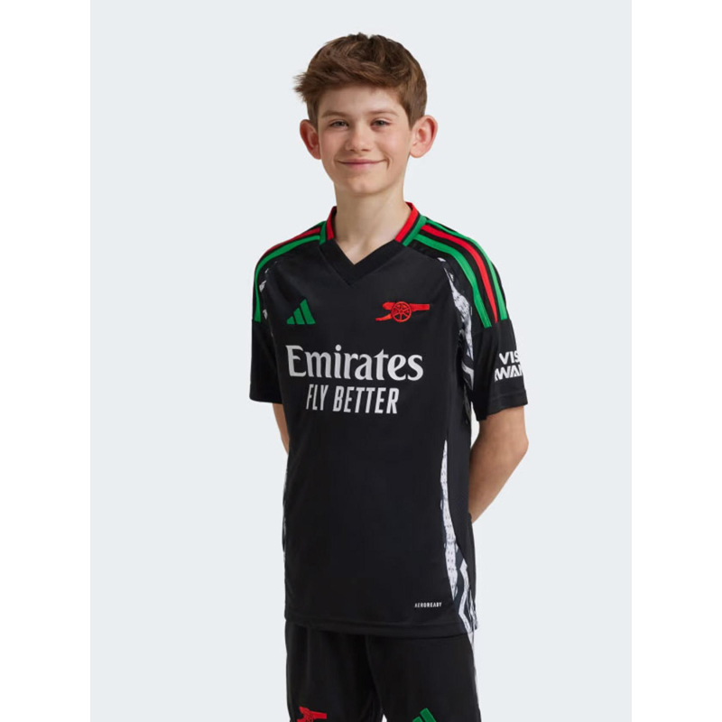 Maillot de football extérieur arsenal 24/25 noir enfant - Adidas