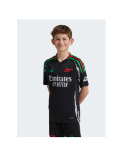 Maillot de football extérieur arsenal 24/25 noir enfant - Adidas