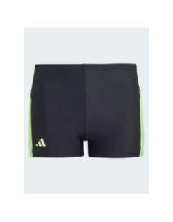 Boxer de natation colorblock 3 stripes noir vert garçon - Adidas